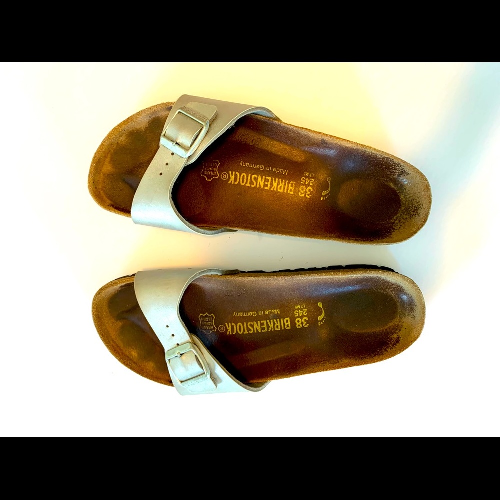 Womens Birkenstock Madrid Silver 38